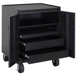 Load image into Gallery viewer, Stack-On Garage Base Cabinet with 3 Drawers – Steel Tool Storage with Shelf (CJ)