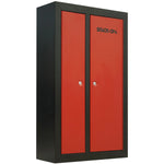 Load image into Gallery viewer, 10 Gun Welded-Steel Double Door Security Cabinet – Black (CJ)