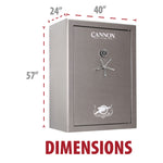 Load image into Gallery viewer, Cannon 64-Gun, 60 Min. Fire Rated Convertible Safe (CJ)