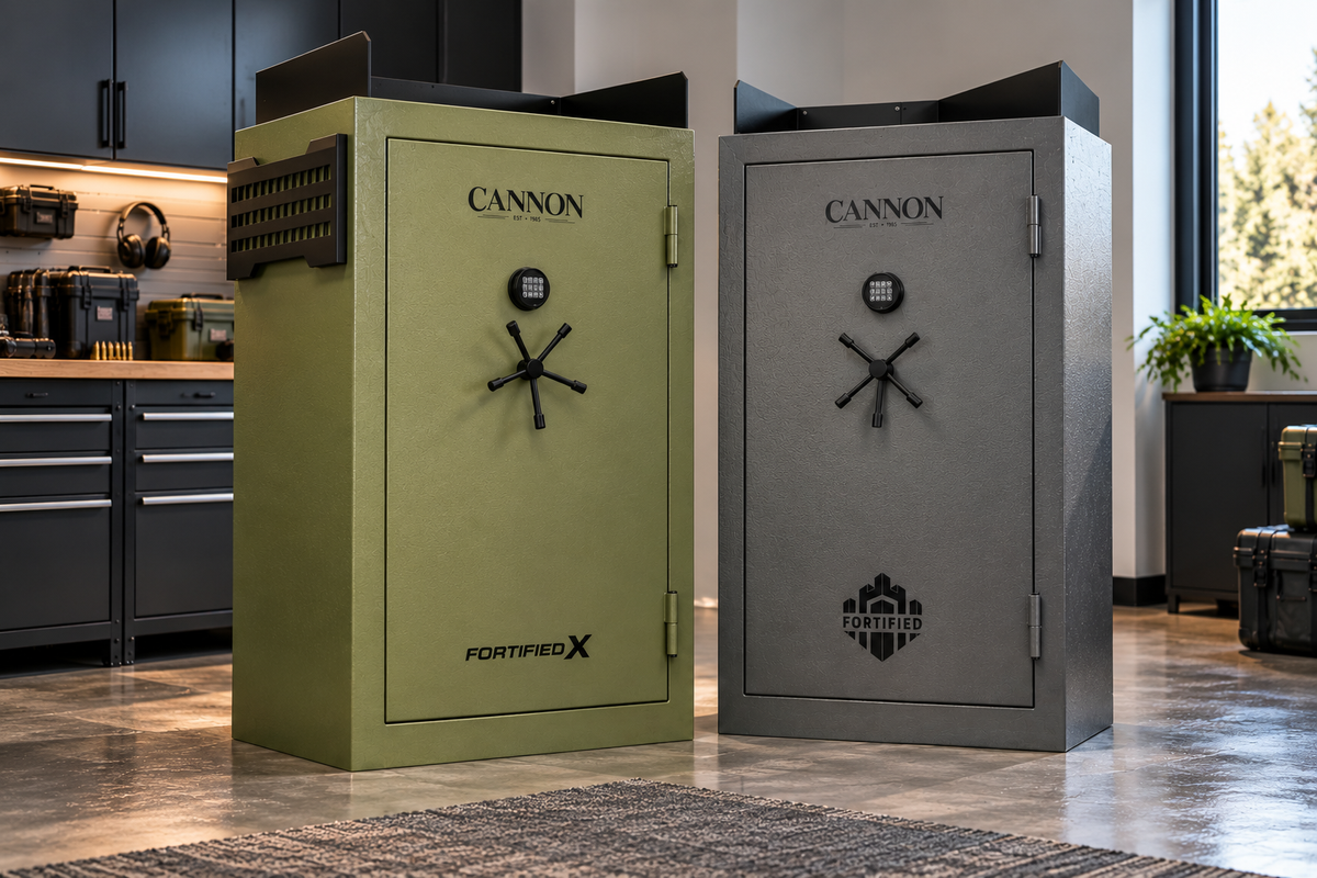 A practical 46 gun safe with 45 minute fire resistance