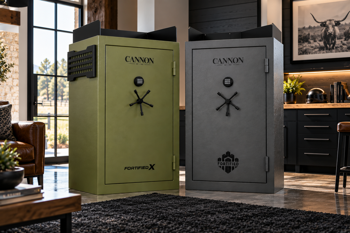 Four cannon safes