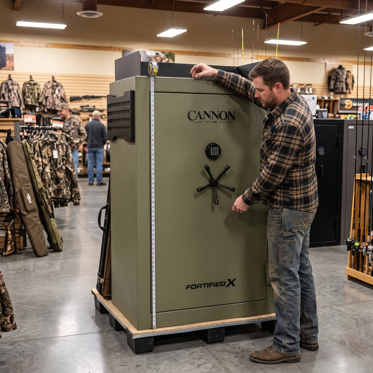 What size is the average cannon safe