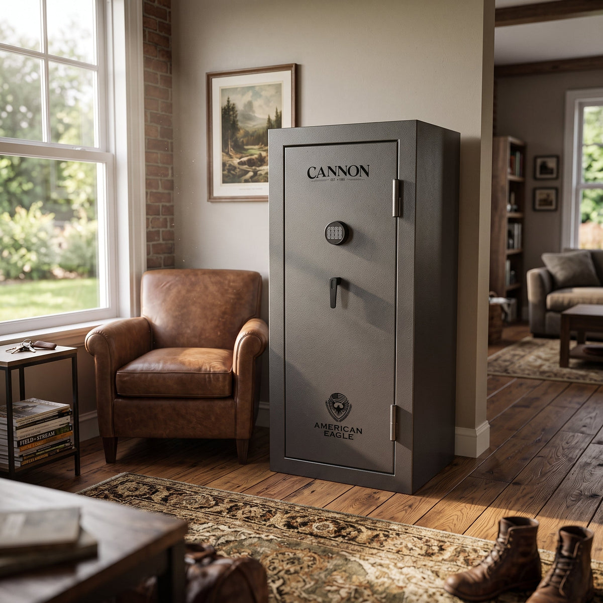 Cannon american eagle series 34 gun 30 minute fire resistant gun safe