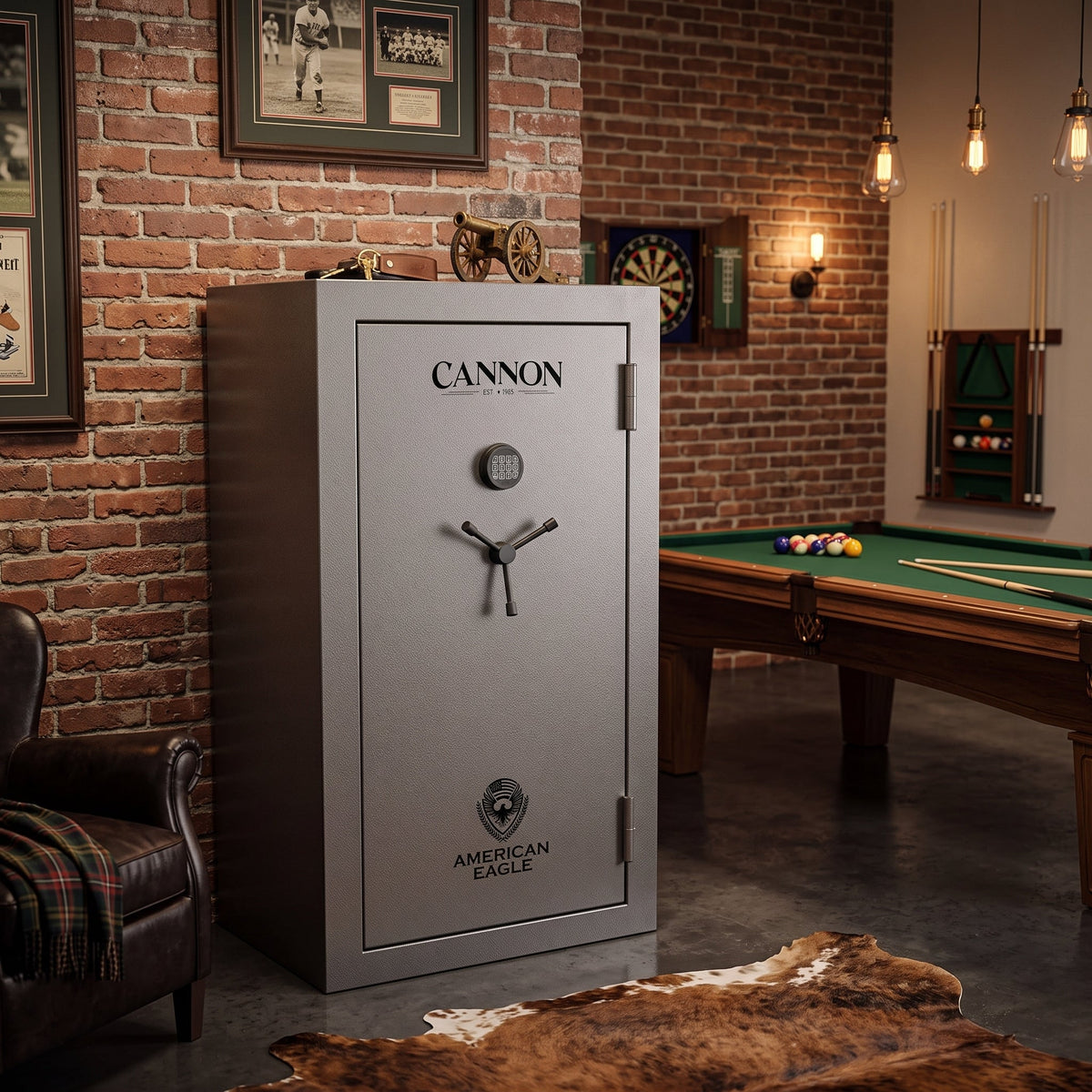 Cannon american eagle series 59 gun 45 minute fire resistant gun safe