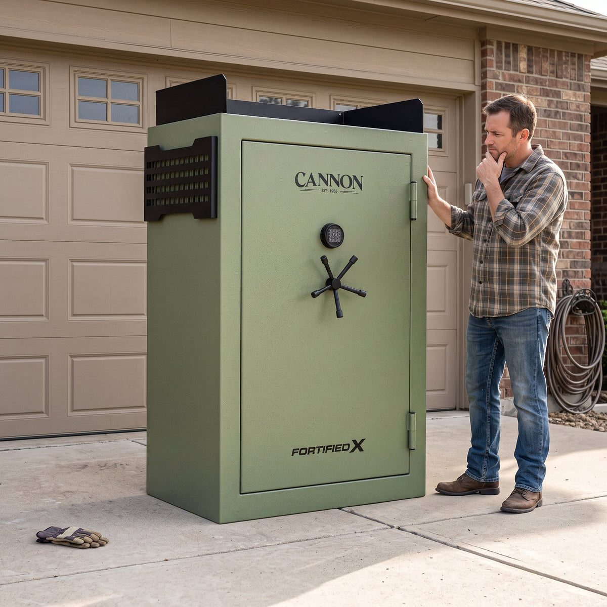 Where to place your new cannon safe