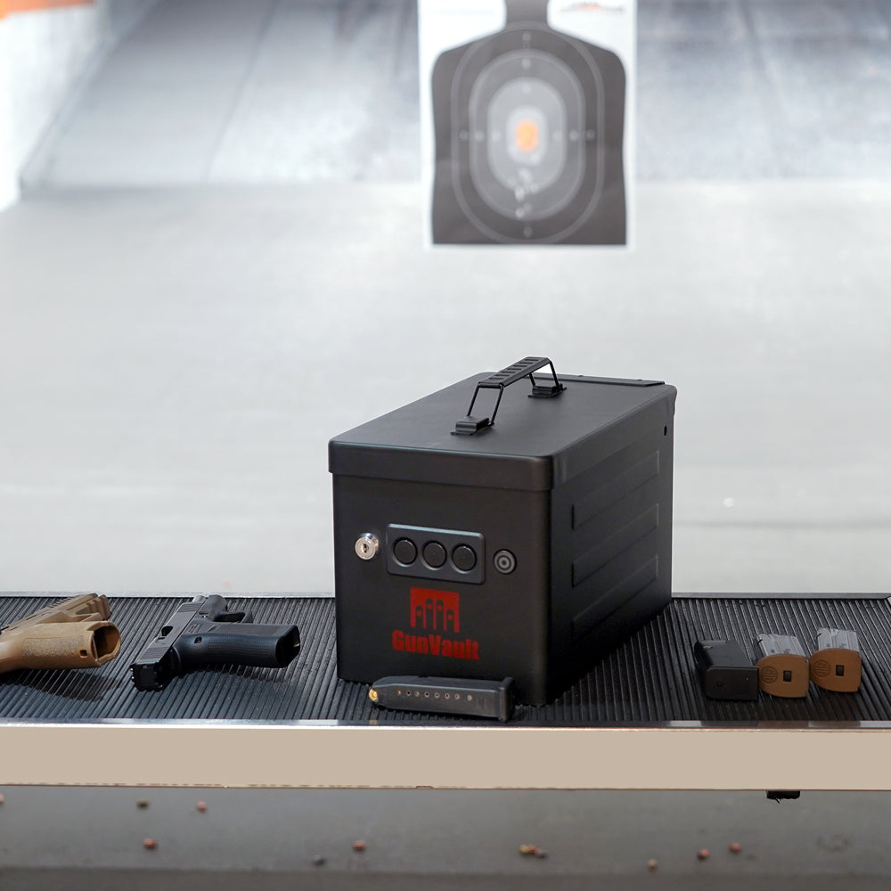 Gunvault rangevault handgun safe gvrv100bk