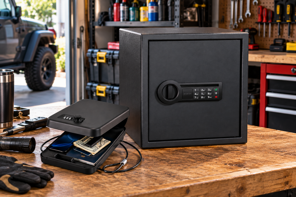 What belongs in a personal safe?