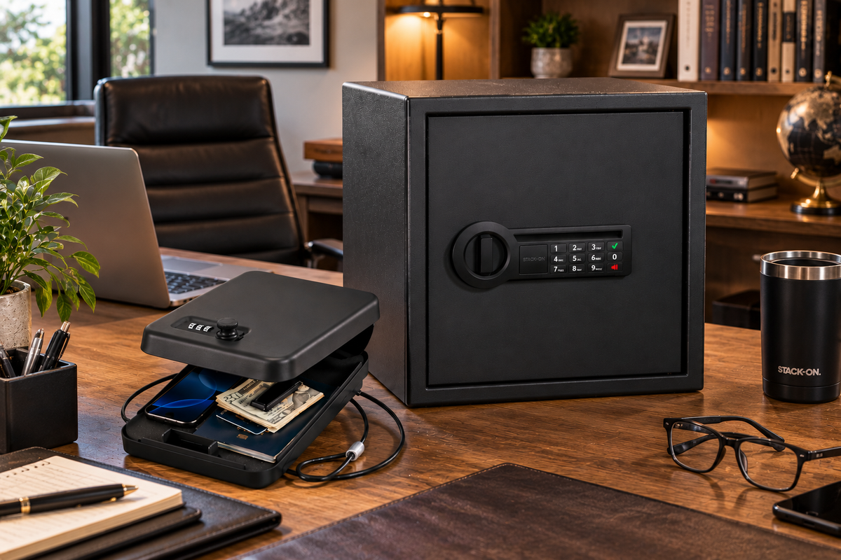Big safe or small security case? sometimes you need both