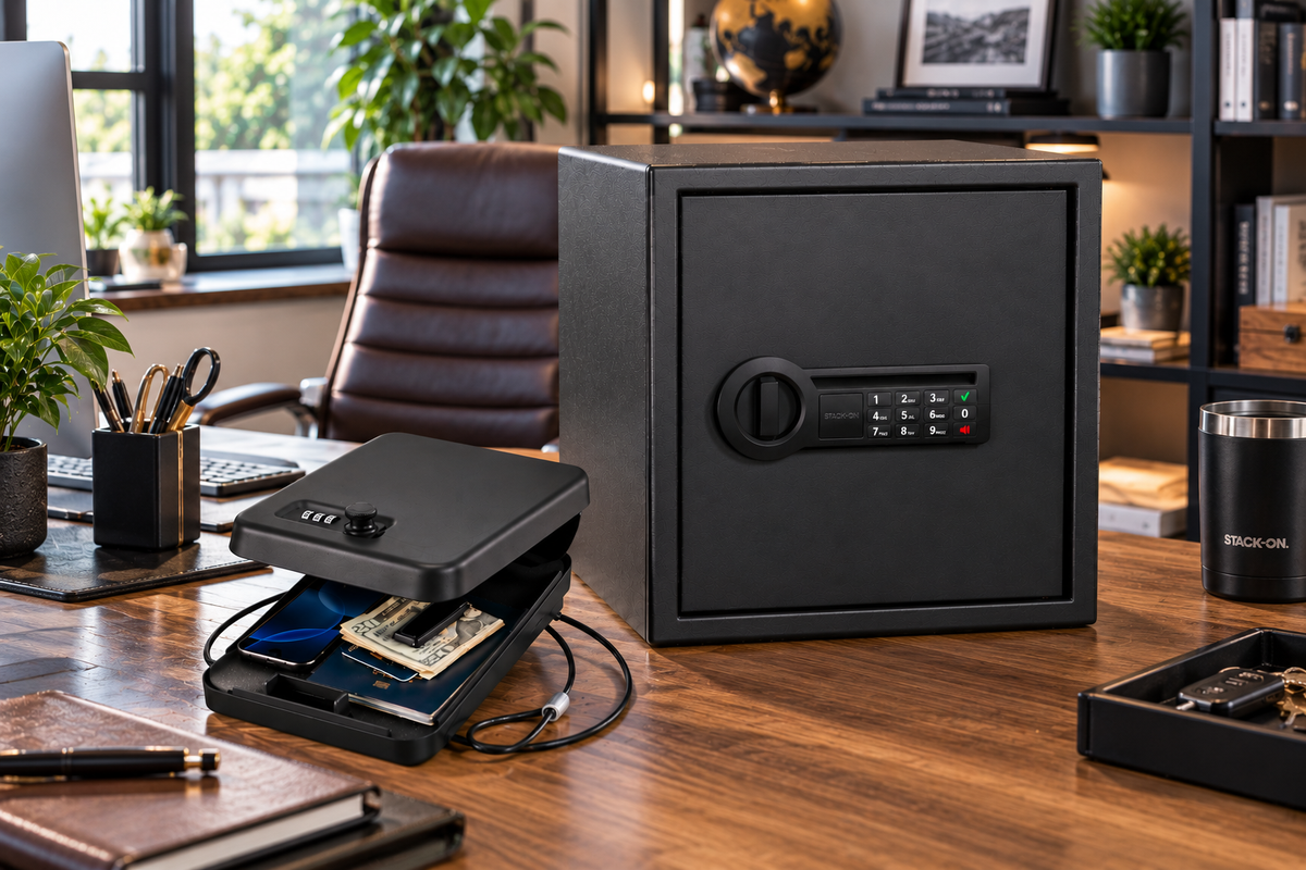 Compact security without giving up valuable space