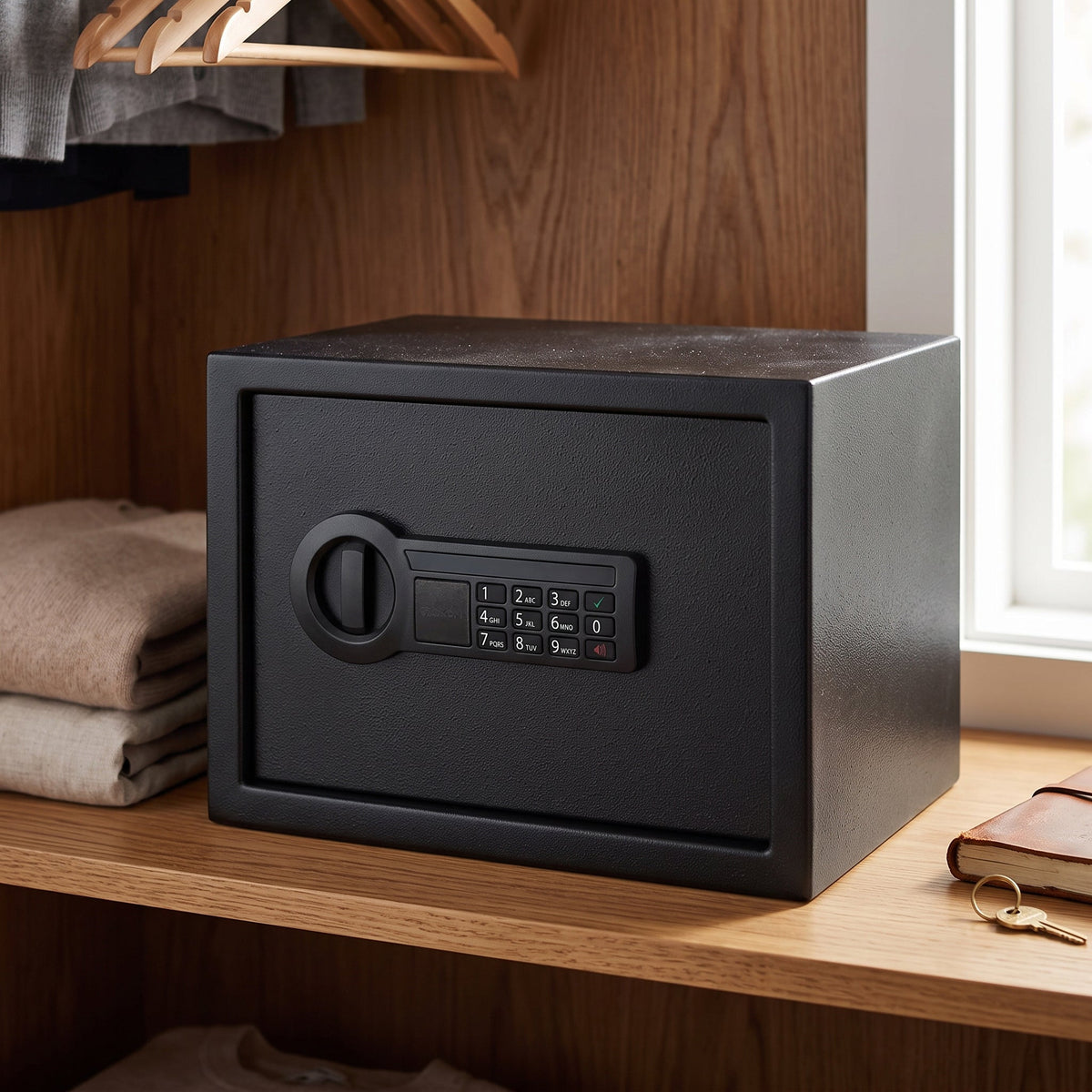 Stack on personal safe with electronic lock – ps 1814 e