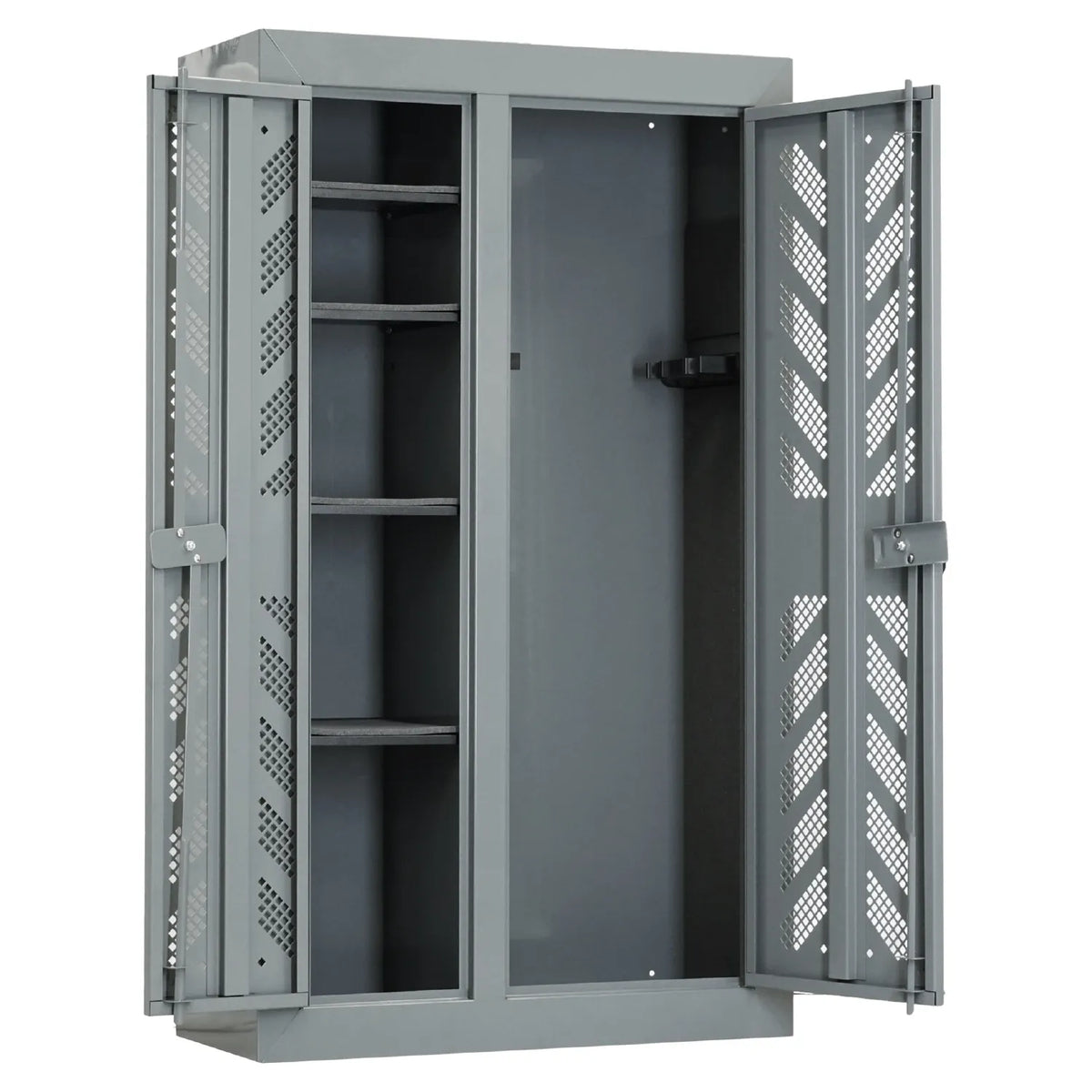 Armory 2 door 10 gun security cab grey (no shipping   las vegas pickup only)