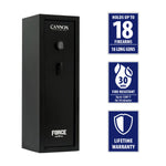 Load image into Gallery viewer, Cannon Force 18 Gun Fire-Resistant Safe
