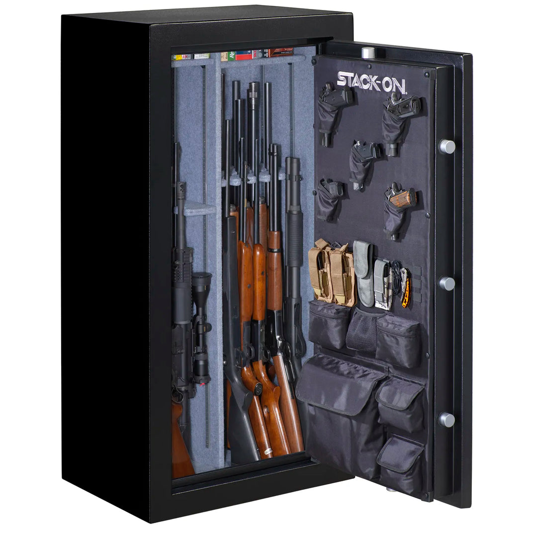 Stack-On Elite 30-Gun Fireproof Gun Safe with Electronic Lock – 30 Min Rating