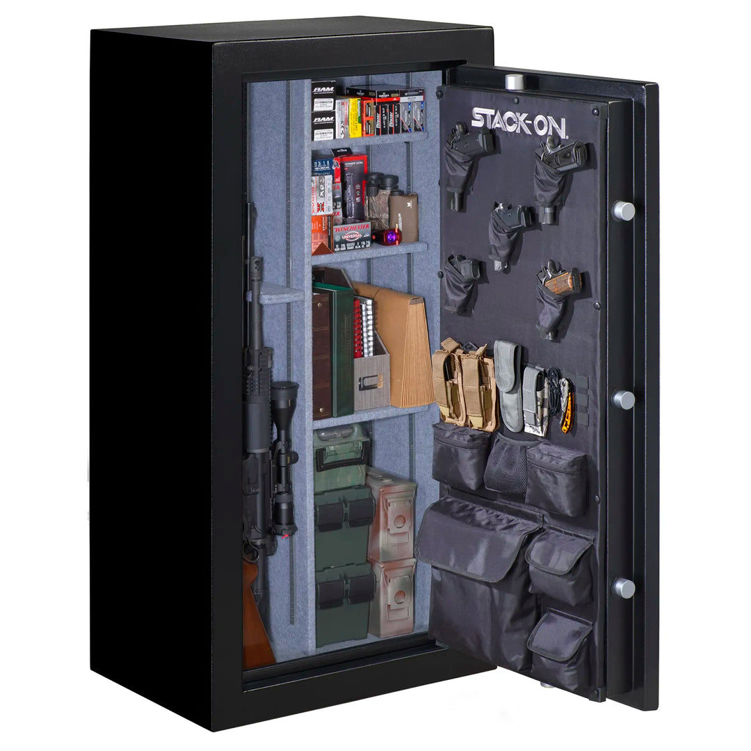 Stack-On Elite 30-Gun Fireproof Gun Safe with Electronic Lock – 30 Min Rating
