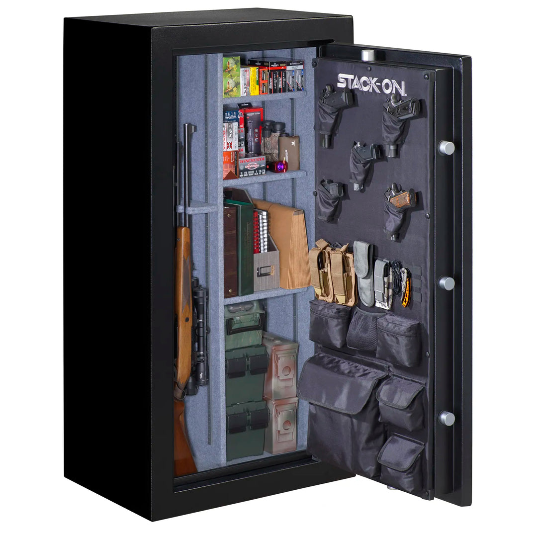 Stack-On Elite 30-Gun Fireproof Gun Safe with Electronic Lock – 30 Min Rating