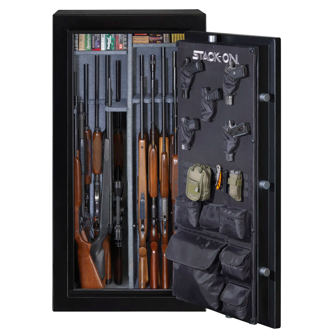 Stack-On Elite 30-Gun Fireproof Gun Safe with Electronic Lock – 30 Min Rating