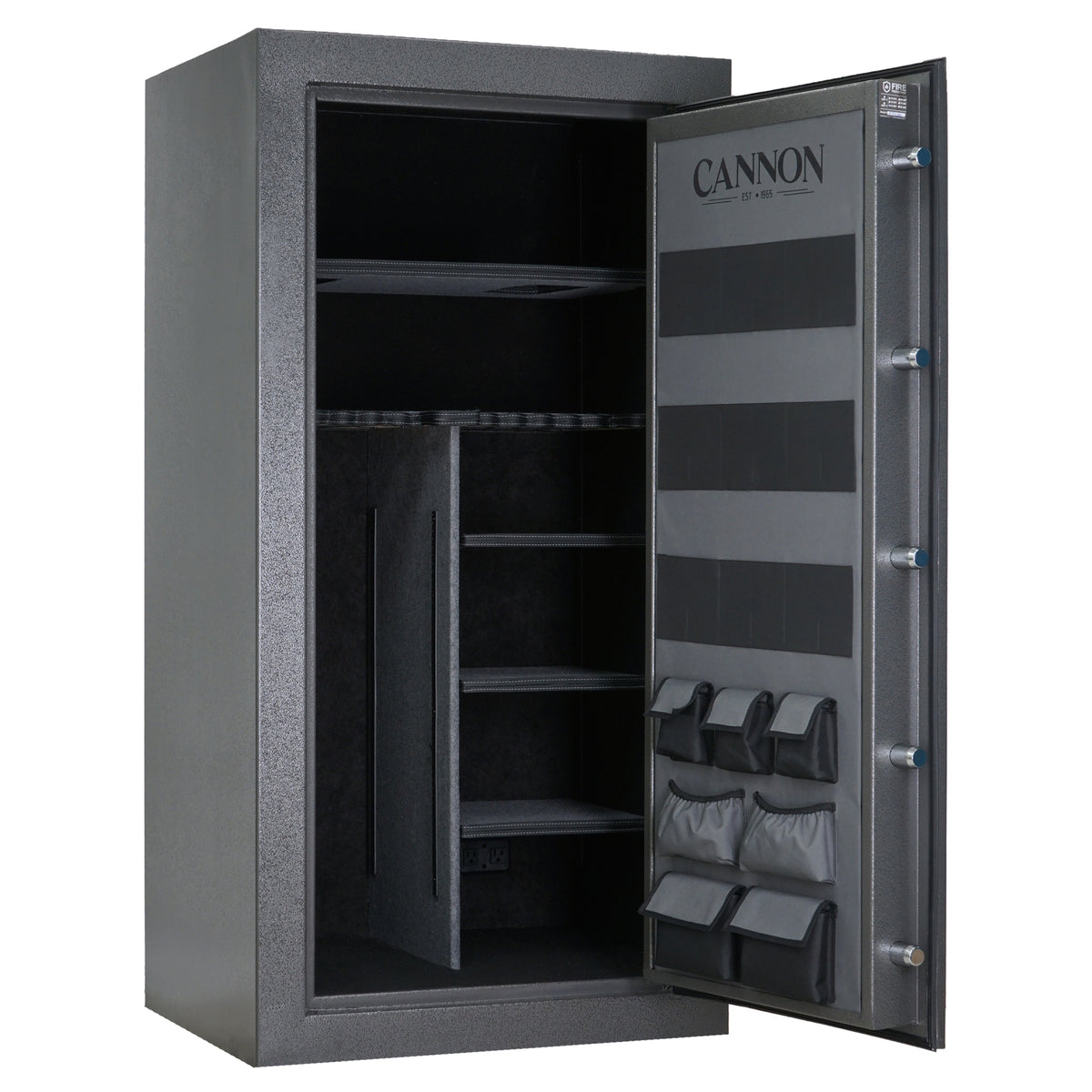 Cannon fortified 46 gun 45 minute fire resistant gun safe   fd6030 dgpteb 26 ds (cj)