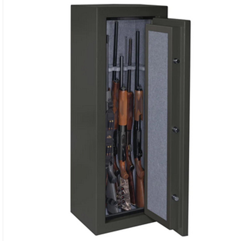 Sentinel 12 gun fireproof safe with electronic lock – dark gray pebble