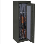 Load image into Gallery viewer, Sentinel 12 Gun Fireproof Safe with Electronic Lock – Dark Gray Pebble
