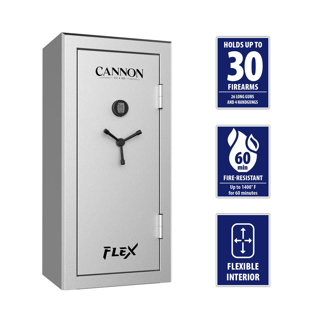 Cannon Flex 54 Gun (48+6) 60 min. Fire and Water Resistant Safe (CJ)