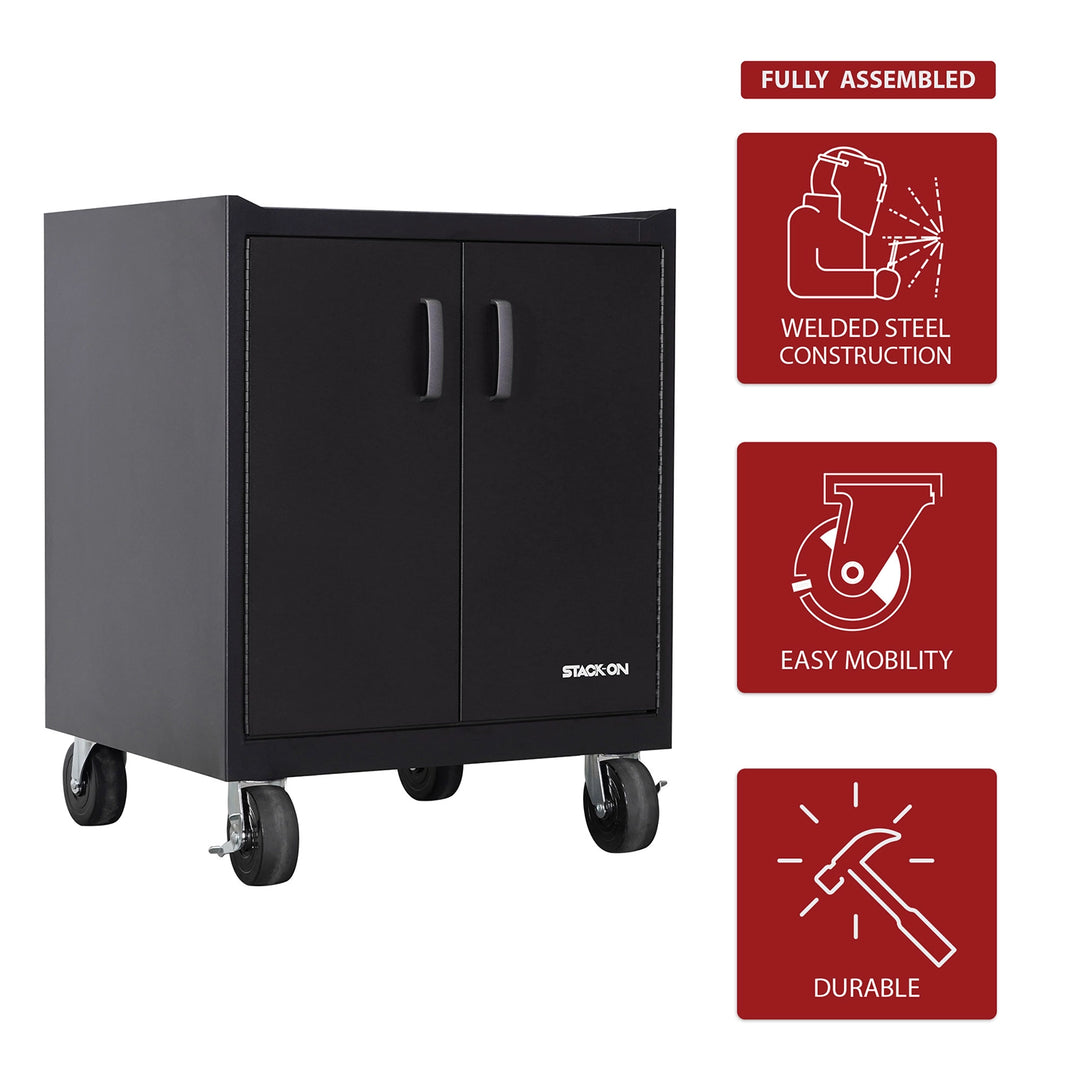 Stack-On Base Cabinet with 2 Shelves - Steel Garage Storage (Local Vegas Pickup Only)