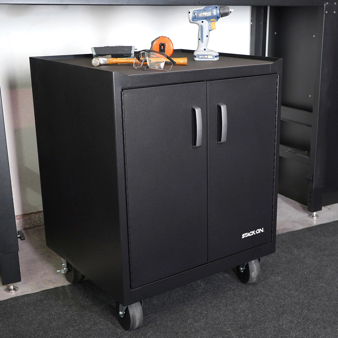 Stack-On Base Cabinet with 2 Shelves - Steel Garage Storage (Local Vegas Pickup Only)