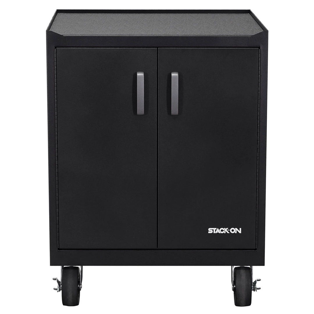 Stack-On Garage Base Cabinet with 3 Drawers – Steel Tool Storage with Shelf (CJ)