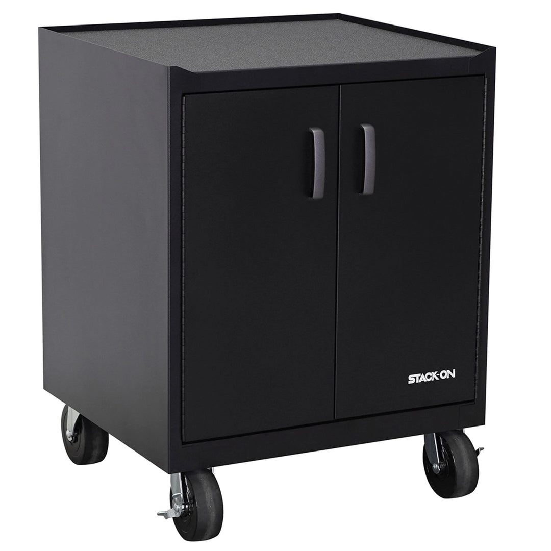 Stack-On Garage Base Cabinet with 3 Drawers – Steel Tool Storage with Shelf (CJ)
