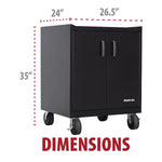 Load image into Gallery viewer, Stack-On Garage Base Cabinet with 3 Drawers – Steel Tool Storage with Shelf (CJ)
