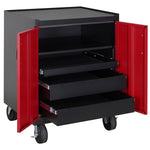 Load image into Gallery viewer, Stack-On Base Cabinet with 3 Drawers – Steel Garage Storage with Shelf
