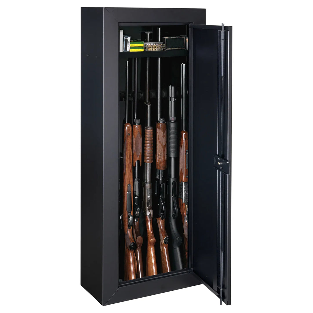 8 Gun Welded-Steel Security Cabinet Black (NO SHIPPING - Las Vegas Pickup Only)