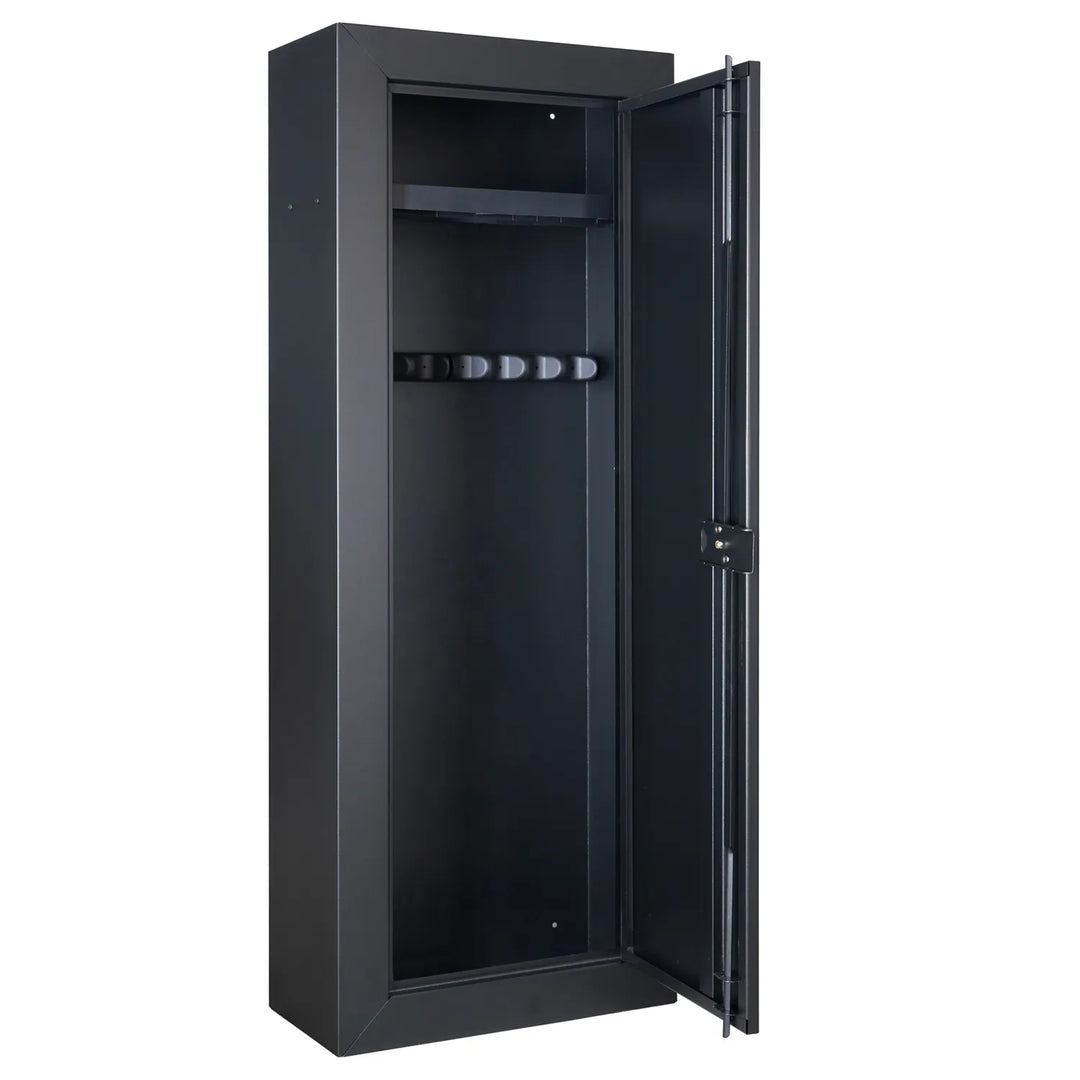 8 Gun Welded-Steel Security Cabinet Black (NO SHIPPING - Las Vegas Pickup Only)