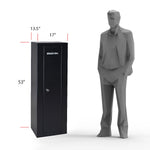 Load image into Gallery viewer, Stack-On 10-Gun Security Cabinet – 3-Point Locking, Steel Construction
