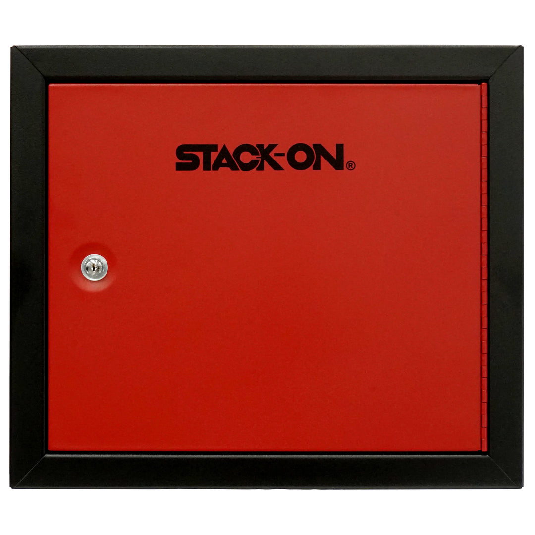 Stack-On Pistol / Ammo Cabinet Red - GCBR-900