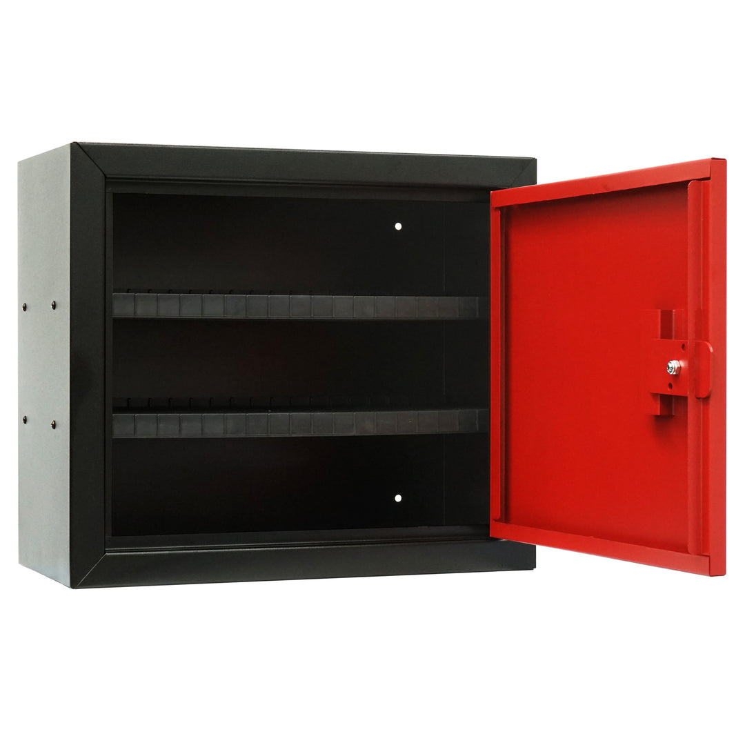 Stack-On Pistol / Ammo Cabinet Red - GCBR-900