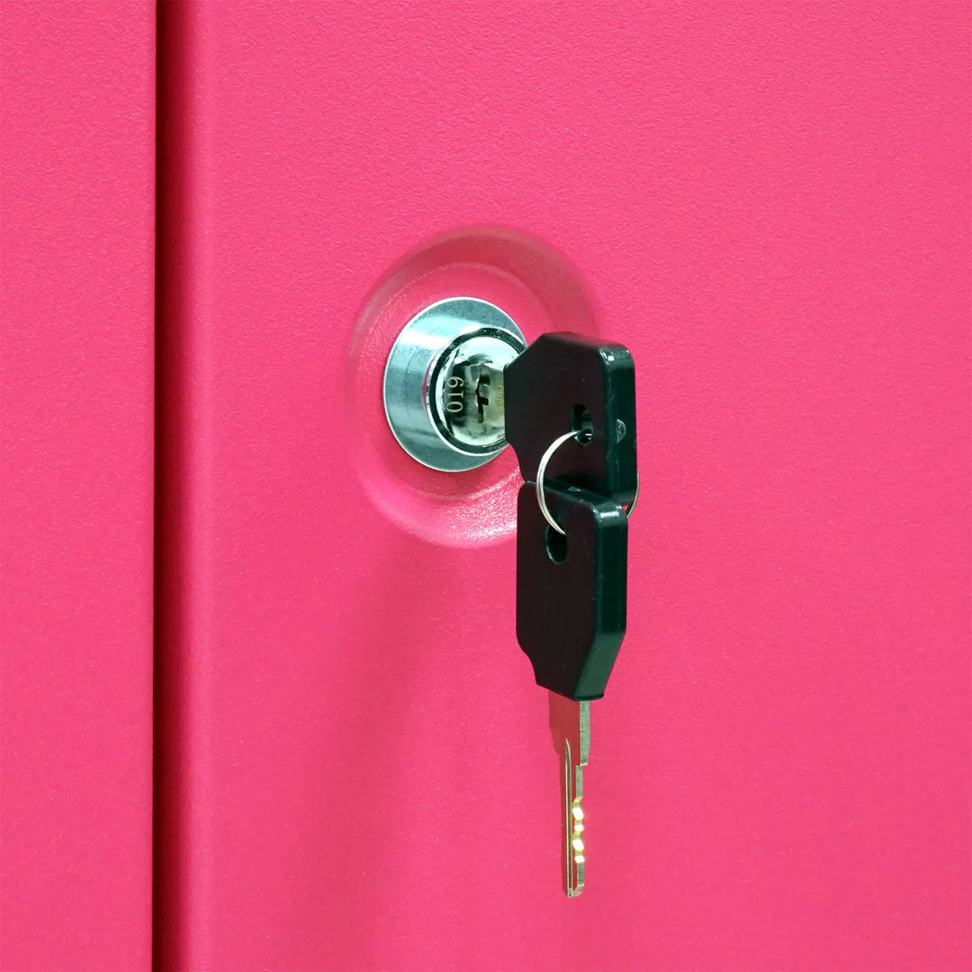 18 Gun Welded-Steel Security Cabinet with Beveled Edge – Pink (Local Vegas Pickup Only)