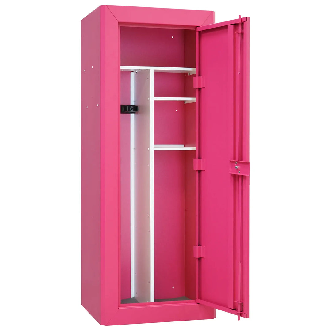 18 Gun Welded-Steel Security Cabinet with Beveled Edge – Pink (Local Vegas Pickup Only)