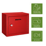 Load image into Gallery viewer, Stack-On GCR-500 Pistol &amp; Ammo Cabinet – Key Lock, Compact Steel Design

