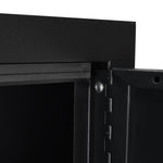 Load image into Gallery viewer, Stack-On Tall Steel Storage Locker – 4 Shelves, Rolling Cabinet
