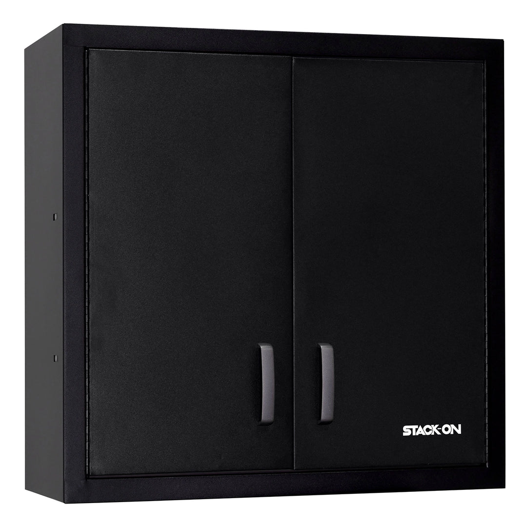 Stack-On 2-Door Wall Cabinet – Steel Garage Storage with Shelves