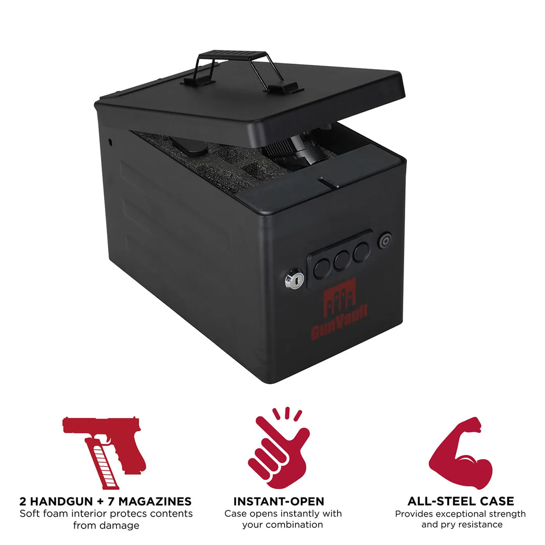 GunVault RangeVault Handgun Safe