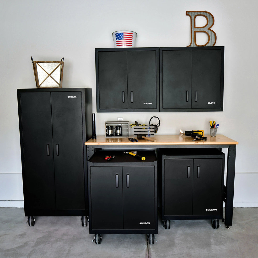 Stack-On Base Cabinet with 2 Shelves - Steel Garage Storage (Local Vegas Pickup Only)
