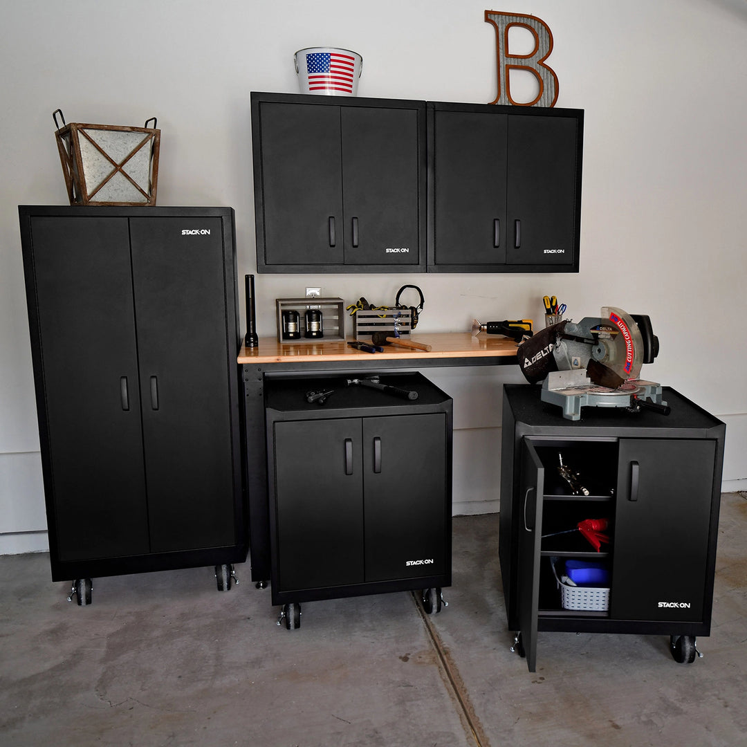Stack-On Base Cabinet with 2 Shelves - Steel Garage Storage (Local Vegas Pickup Only)