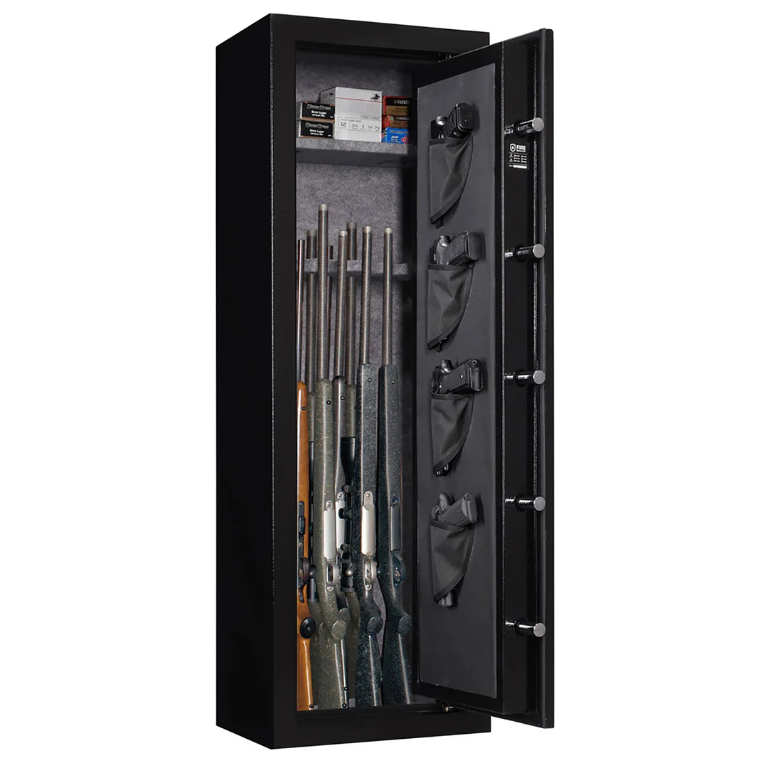Stack on siege 12 gun fire resistant safe