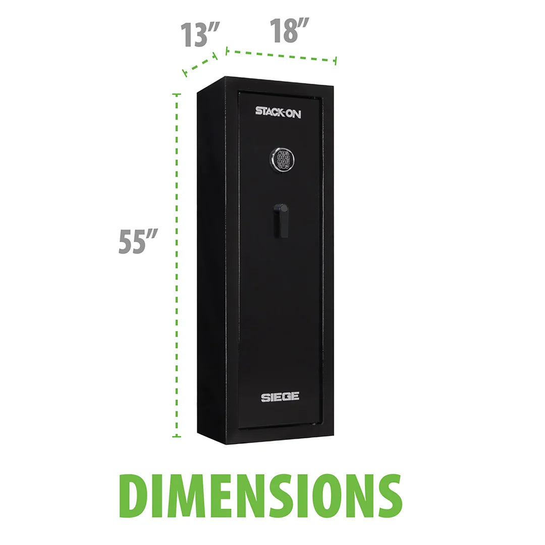 Stack-On Siege 12-Gun Fire Resistant Safe