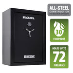 Load image into Gallery viewer, Stack-On Siege 72-Gun Safe 30-minutes
