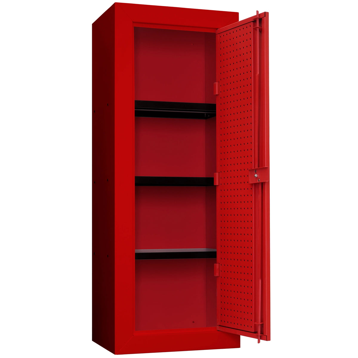 Stack on red honor ammo steel secutiy cabinet (cj)