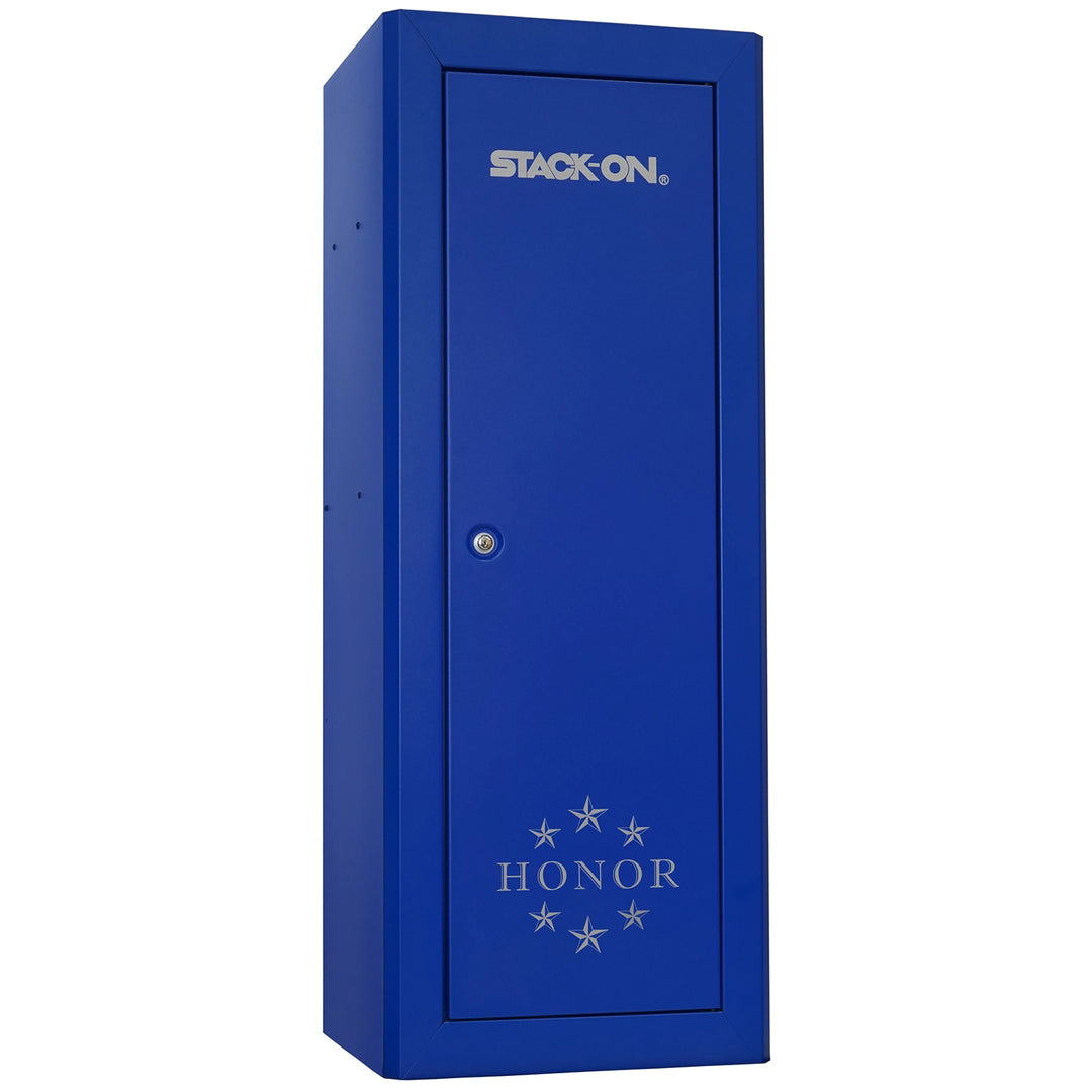 Honor 18 Gun Welded-Steel Security Cabinet with Beveled Edge – Blue