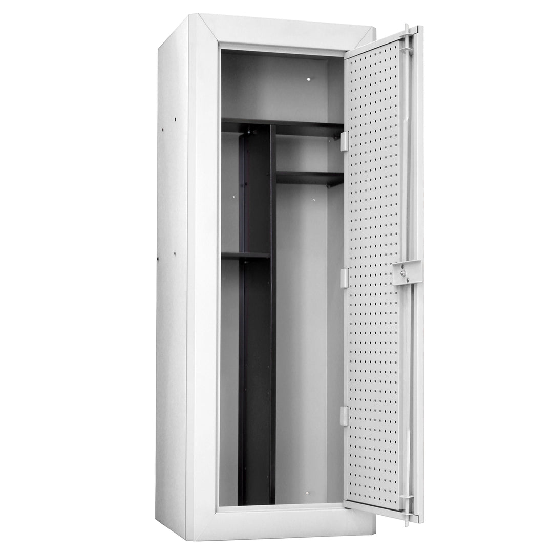 Honor 18 Gun Welded-Steel Security Cabinet with Beveled Edge – White (Local Vegas Pickup Only)
