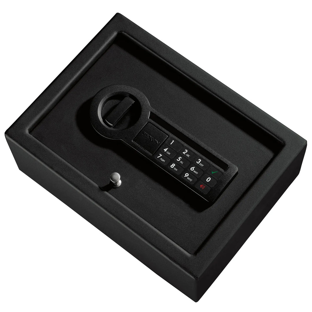 Stack-On Small Drawer Handgun Safe with Electronic Lock – Compact Steel Design